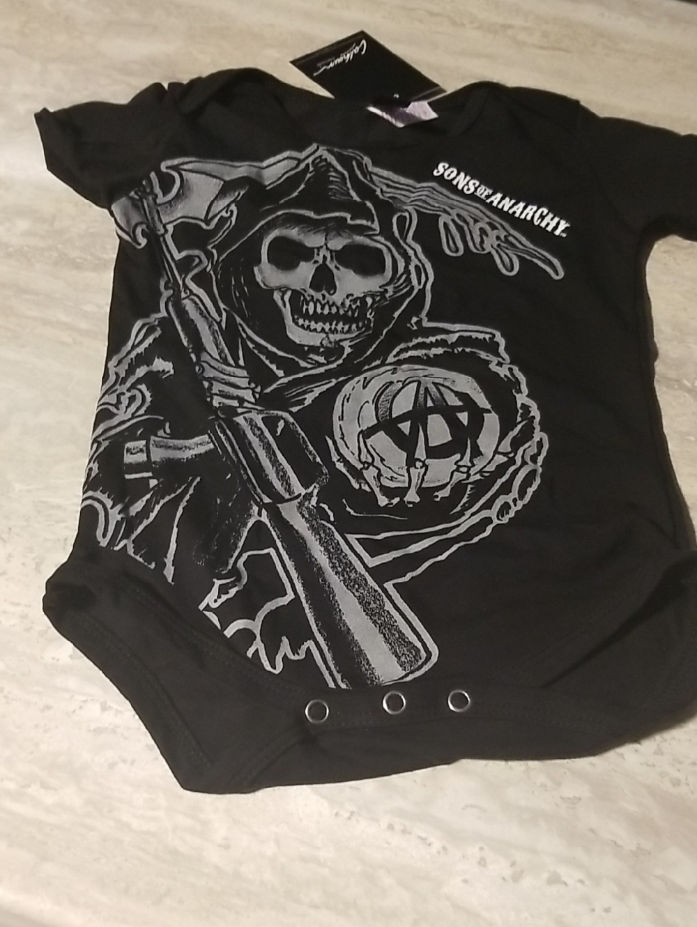 Calhoun's Sons Of Anarchy Onesie size 12-18m
